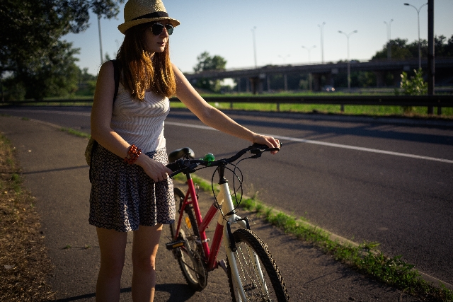 自転車通勤での紫外線対策